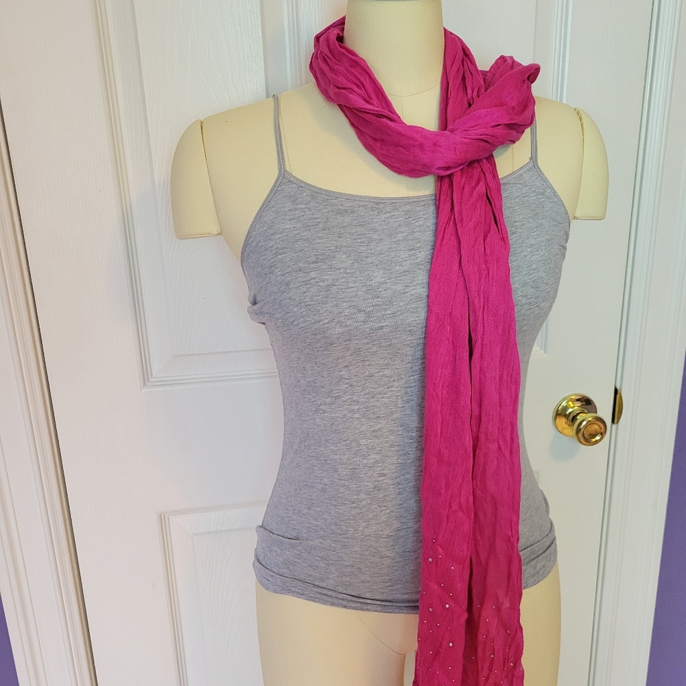 Sparkly Pink Scarf